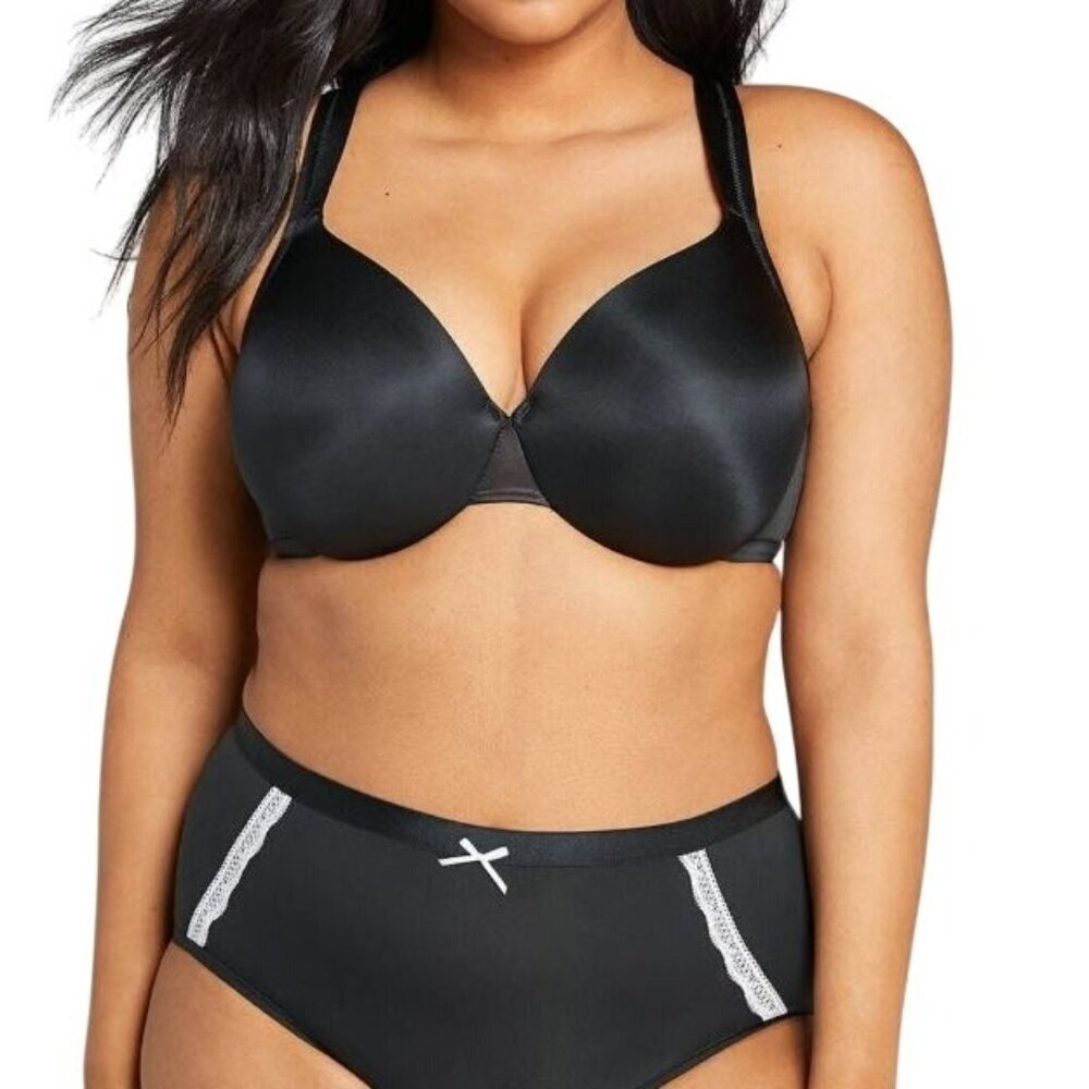 Cacique Lightly Lined Full Coverage Underwire Bra Womens Size 54DD Adjustable